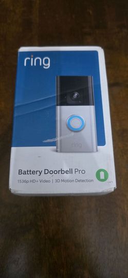 New Ring Doorbell Pro Camera - Battery Operated