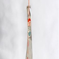 RARE Vintage Stretched Glass Diet Pepsi-Cola Bottle w/Straw