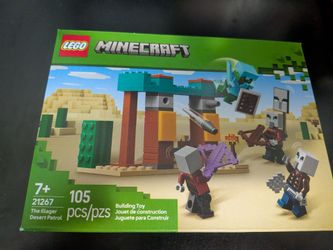 Brand new Lego Minecraft 21267 The Illager Desert Patrol 105 Pieces Ages 7+ Brand New