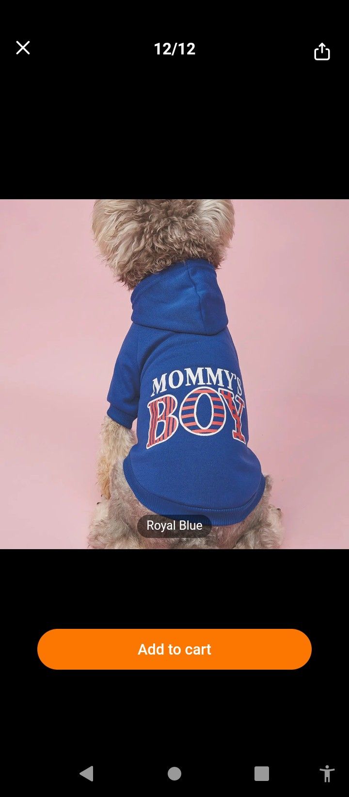 Pet Hoodie (Brand New)