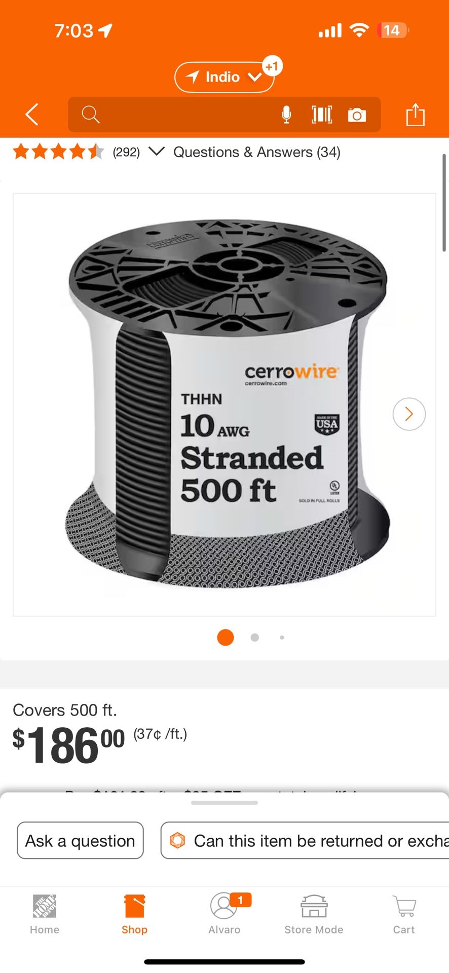 #10 Wire Black