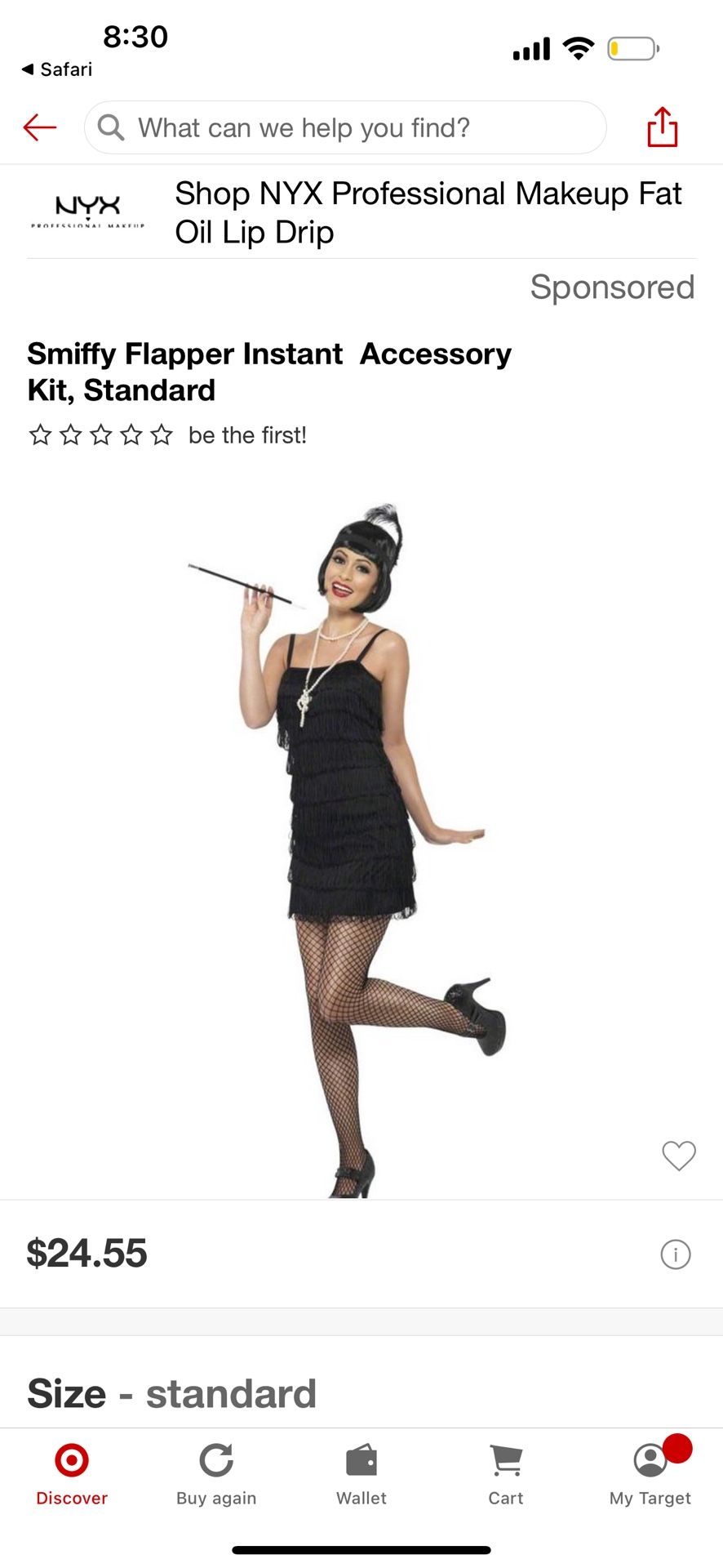 smiffy  flapper costume
