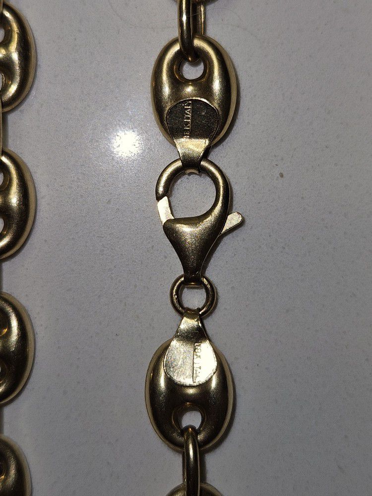 Chain Gold 18K Italy Mod Gucci