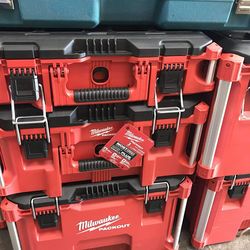 Milwaukee new kit rolling tool box 3 boxes