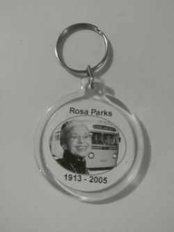 Rosa parks keychain