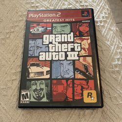 Grand Theft Auto 3 Case For PS2