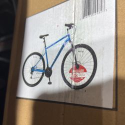 Schwinn Copeland Hybrid Bike, 21 speeds, 700c wheels, blue for