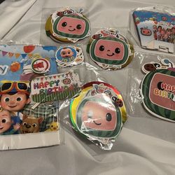 Cocomelon birthday party decor