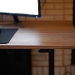 Walnut Adjustable Height Standing Desk 