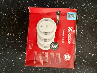 Kidde Smoke Alarm 3 pack 10 year battery