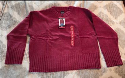 BRAND NEW (With tags) Women's GAP Red long sleeve sweater XL (RETAILS  for $79)
NEVER WORN No tears/No snags