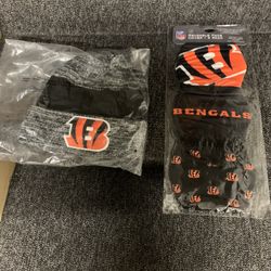 New Set Of 2 Bengals  3 Piece Face Cover Mask