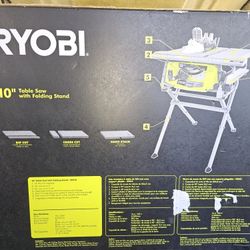 Ryobi 10" Table Saw w/ Folding Stand