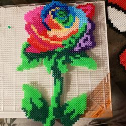 Rose Perler Beads