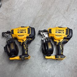 Just 1 DeWalt 20V Max Roofing nailer