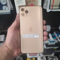 Apple iPhone 11 Pro Max 64GB in Gold (Factory Unlocked/Desbloquiado)