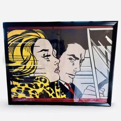 Huge POP ART Poster with Frame 