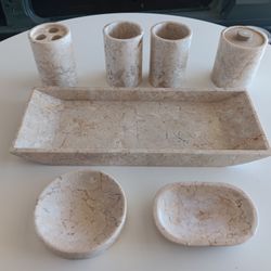 Marble Bathroom Set
