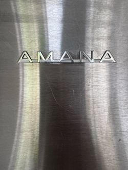 Amana upright refrigerator