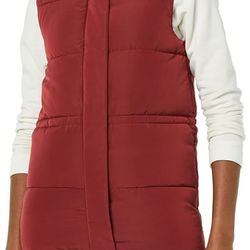 Amazon Essentials Women Relaxed Fit, Water Repellant Recycled Polyester Puffer Vest - Size: XL