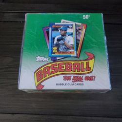 Never Opened Box Of 1990 TOPPS Baseball Cards 