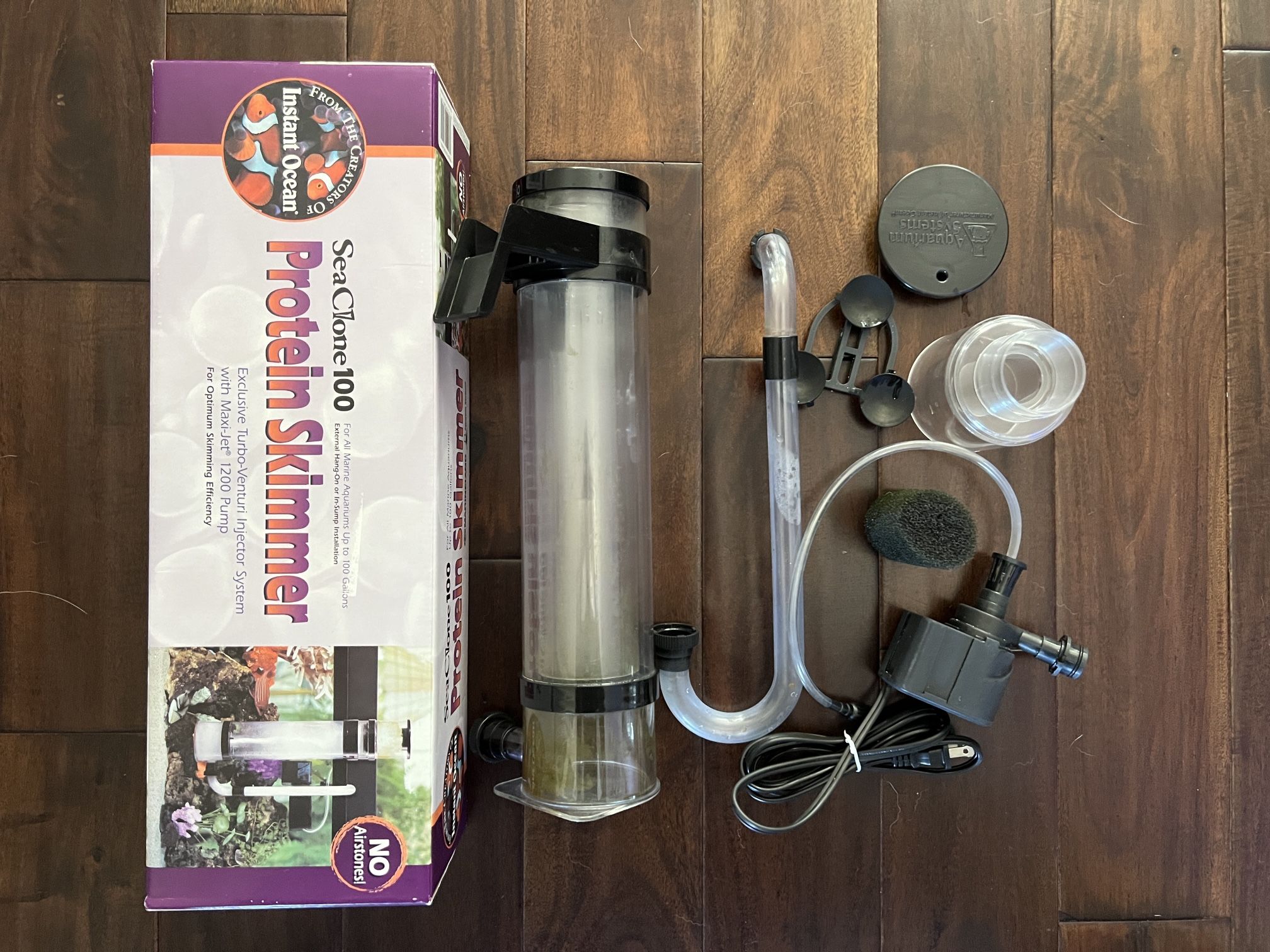 Instant Ocean SeaClone 100 Gallon Protein Skimmer