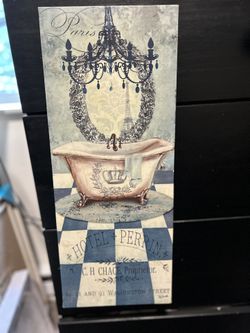 Paris Wall Decor Canvas 