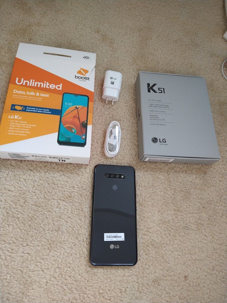 LG k51 🔥 Boost Mobile only new never used 32 gbs