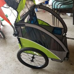 copilot bike trailer double seater. Hardly used. Like new