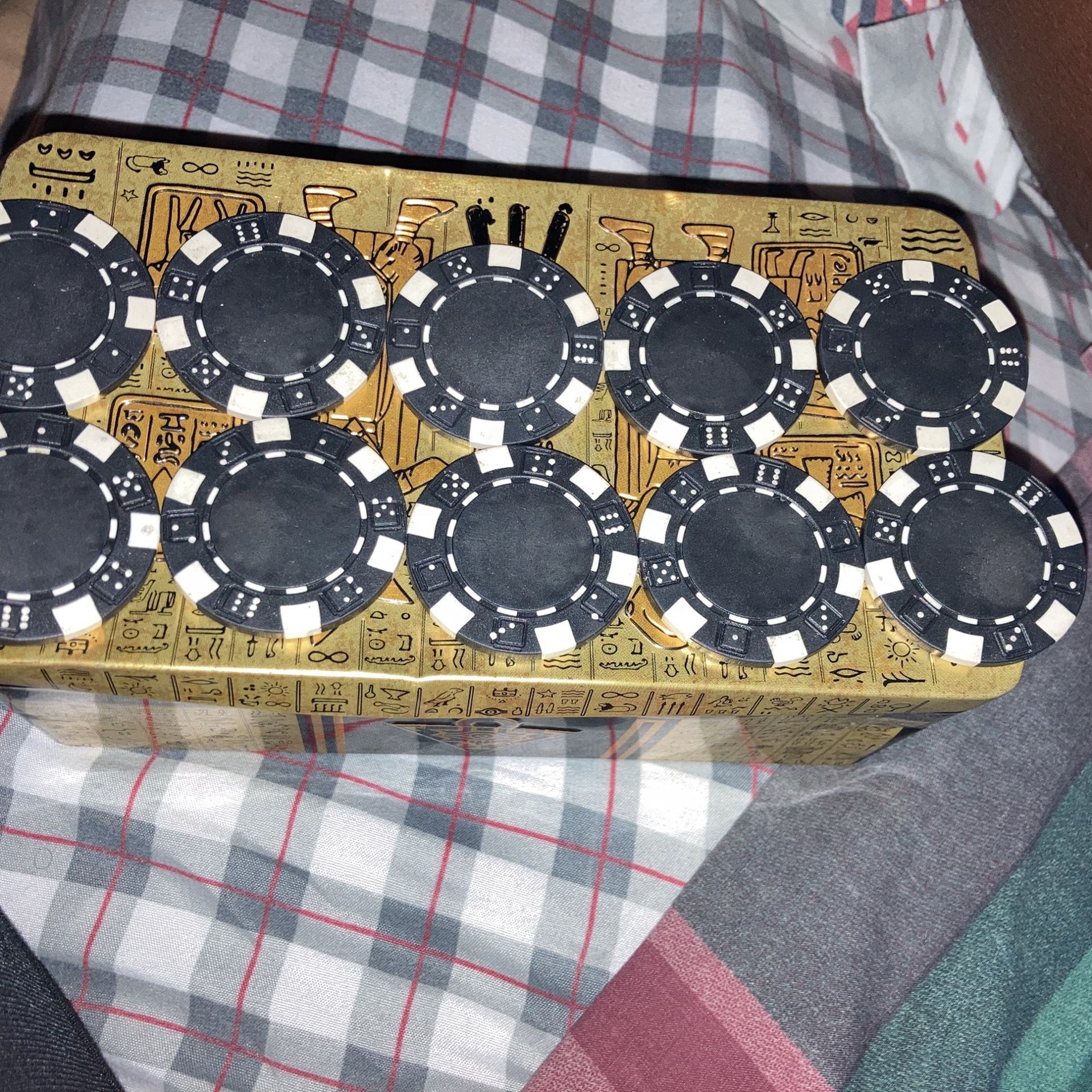 10 Black Poker Coins Limited Edition