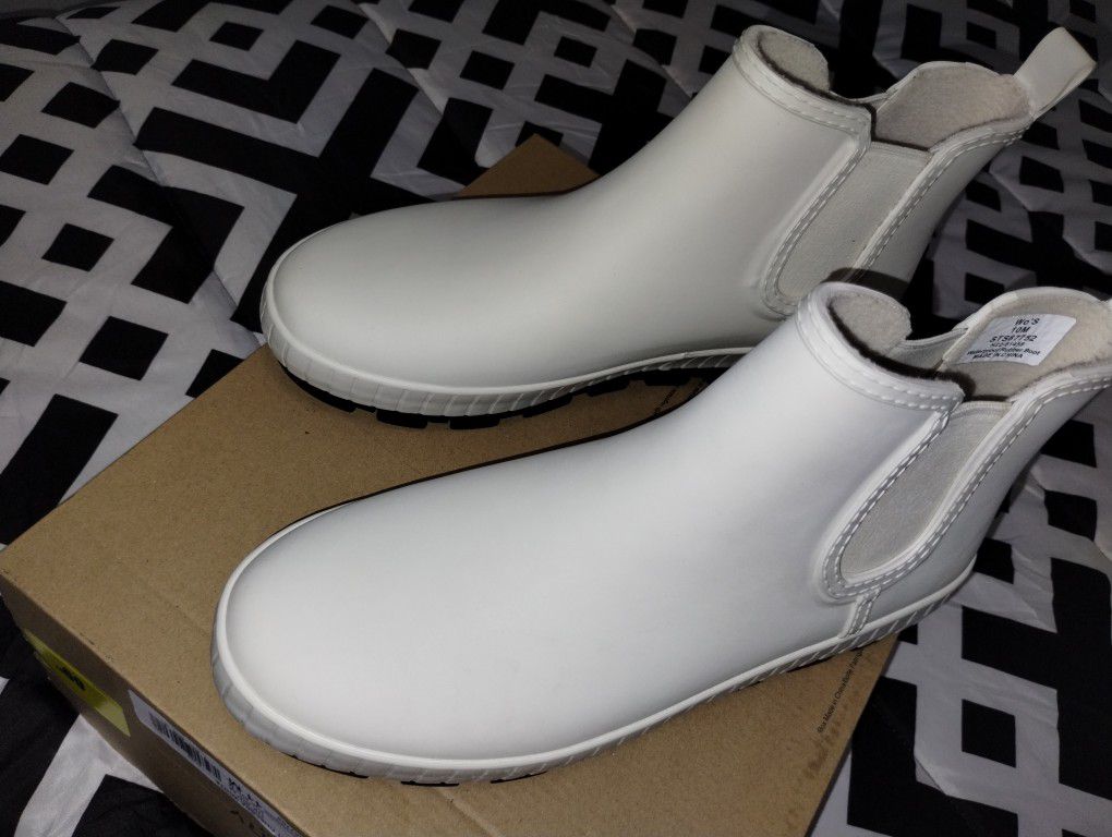 Sperry White Boots Size 11
