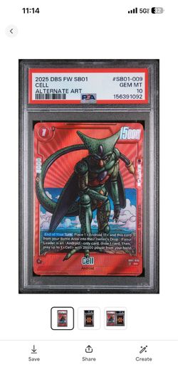 Dragon ball z cards