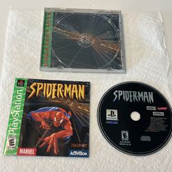 Spider-Man PS1 Sony Playstation 1 Complete CIB w/ Manual