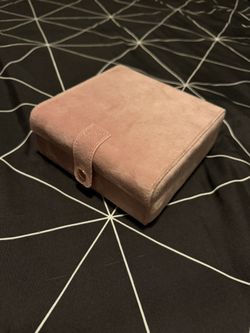 Pink Velvet Jewelry Box
