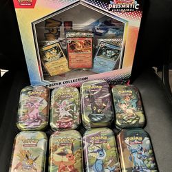 Prismatic Evolutions Mini Tins & Poster Collection