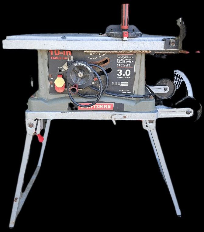 Portable table saw.