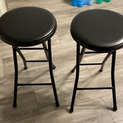 2 STOOL ALL BLACK