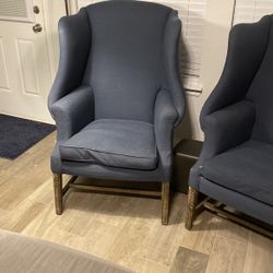 Two Matching Wing Back Chairs! Need Gone Today!!! 