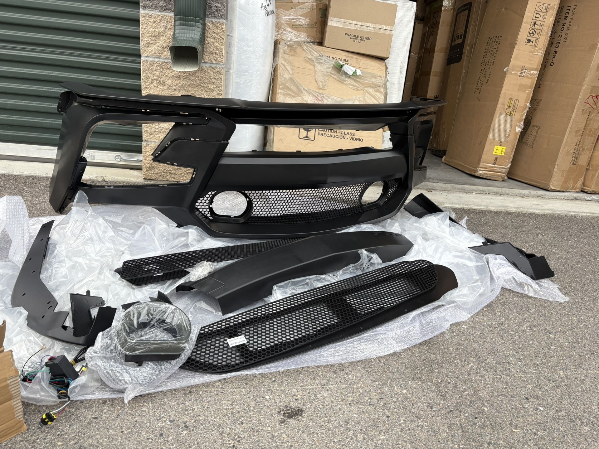 Fits 2018-22 Ford Mustang GT500 Style Front Bumper