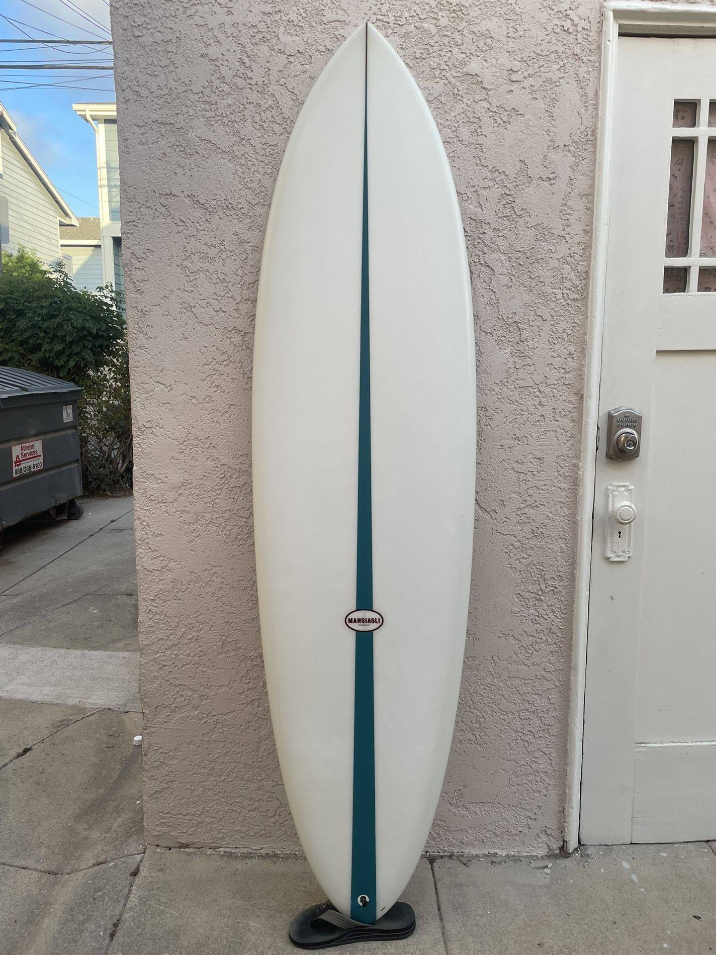 Mangiagli 6'8" (M3) twin pin w/ channel Surfboard