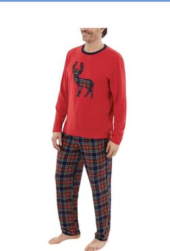 Eddie Bauer Women's Holiday Reindeer Family Matching Pajama Set New with tags