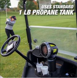 Golf cart heater