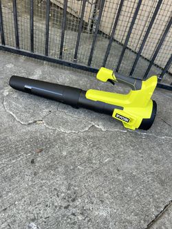  RIOBI ONE+ 18V 100 MPH 350 CFM Cordless Battery Variable-Speed Jet Fan Leaf Blower (Tool Only)