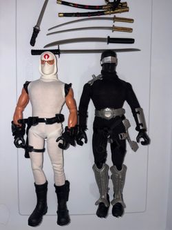GI Joe Ninja vs Stormshadow 12” Figures