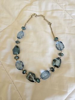 Blue Crystal Necklace