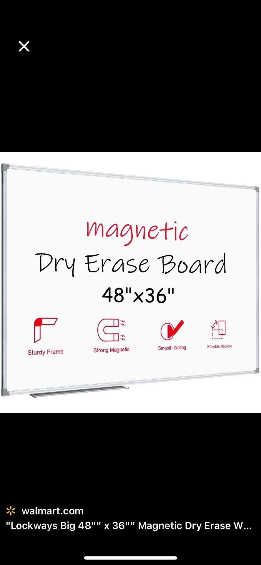 Dry Erase 4x3 Magnet And New W/ Stand