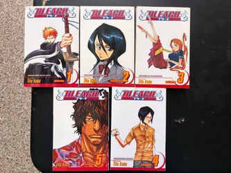 Bleach Manga Volumes 1–5 – Vol. 1 First Printing – VIZ Shonen Jump