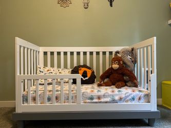 Crib toddler bed