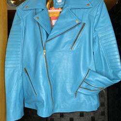 Warrior Genuine Men Leather Jackets L XL 2XL