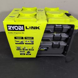 RYOBI LINK SlotBox Organizer Drawer Tool Box Kit